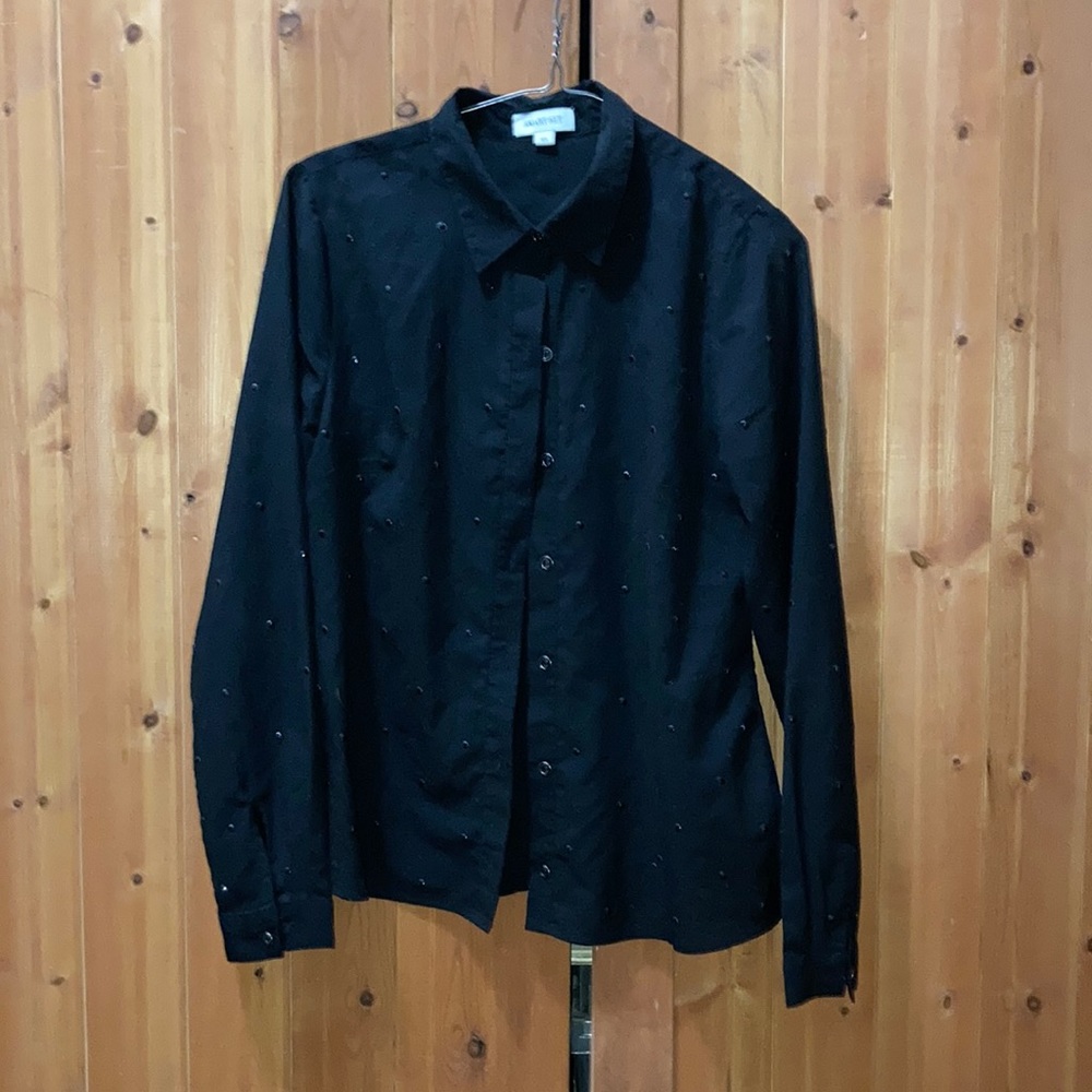 Black button shirt